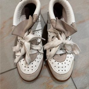 Isabel Marant wedge sneakers size 37 white